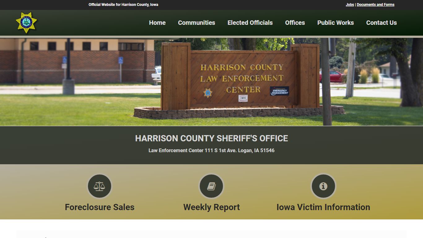 Sheriff - Harrison County, Iowa